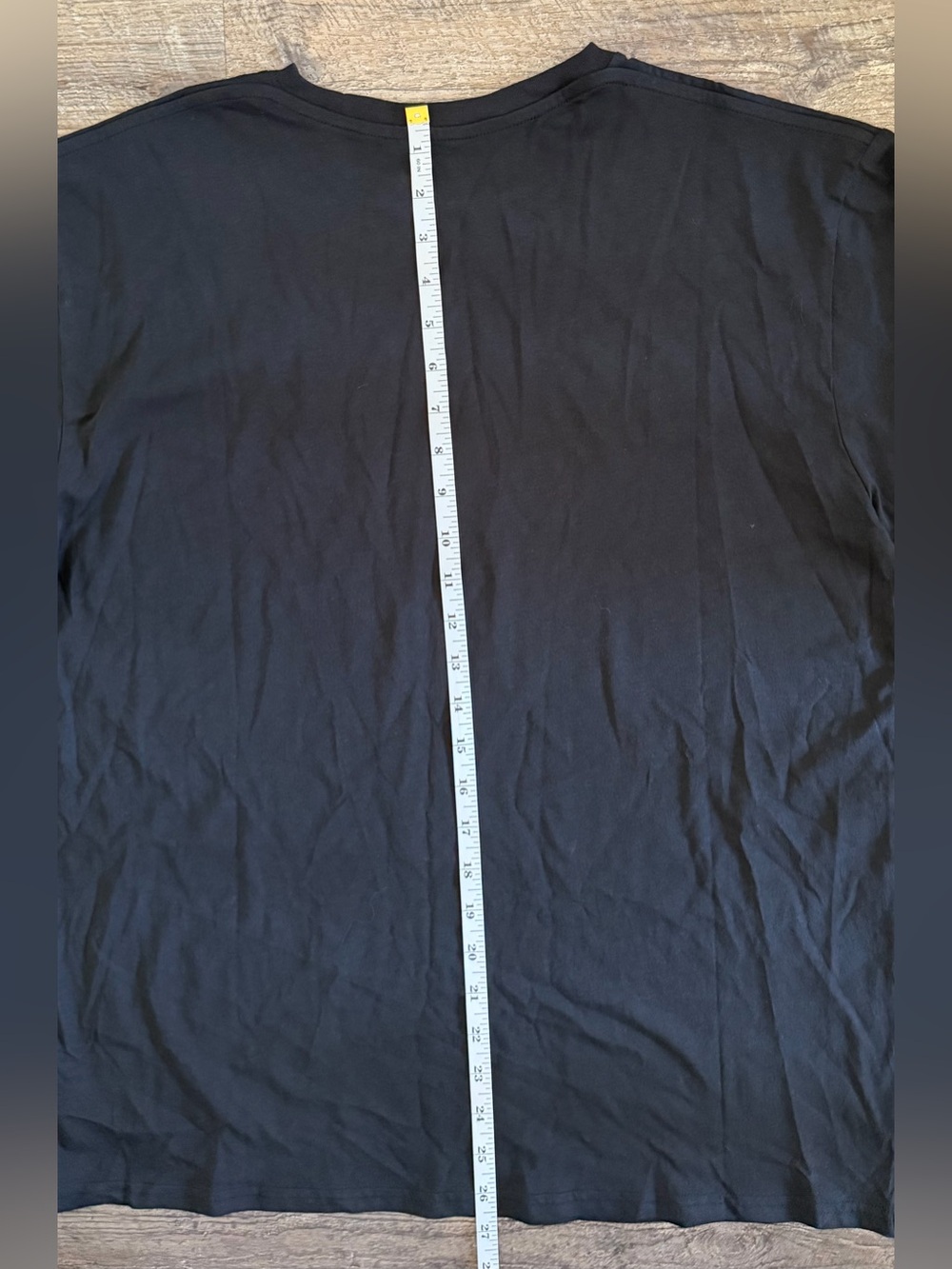 Athleta Size Medium True Cotton Tee •Black 100% Cotton Wardrobe Basic - Picture 9 of 11